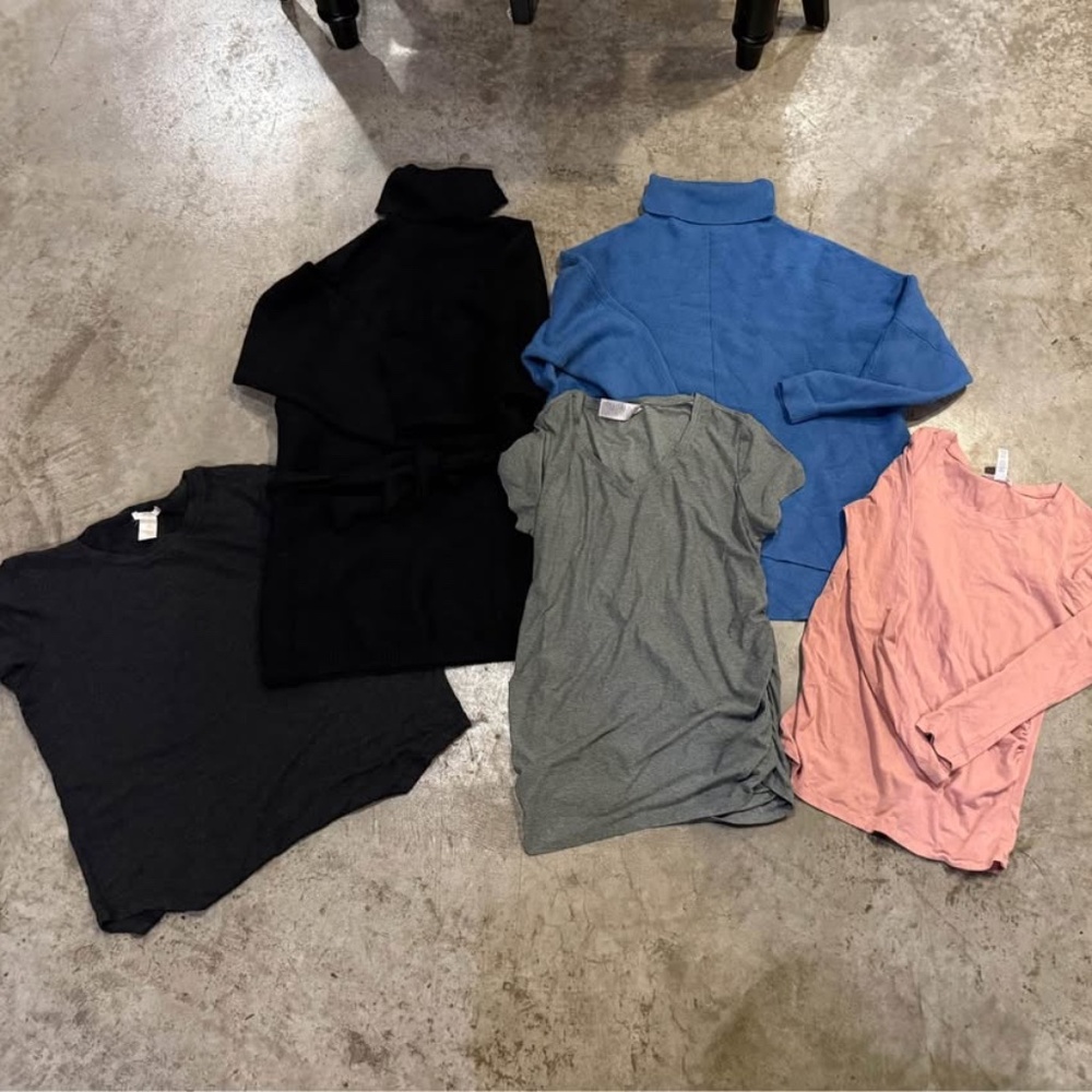 5 Piece Maternity Top Bundle